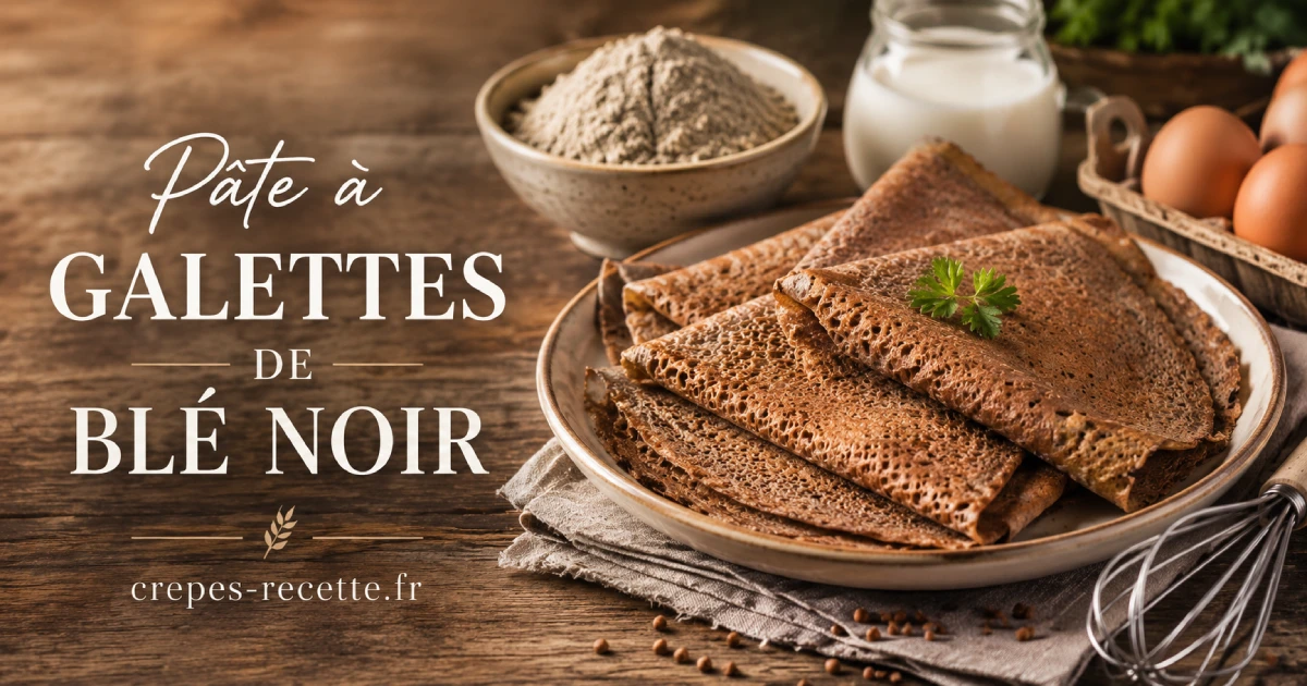 Pâte à Galettes De Blé Noir
